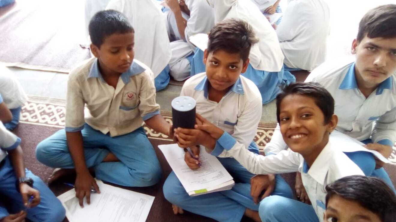 Students enjoy speaking to Alexa