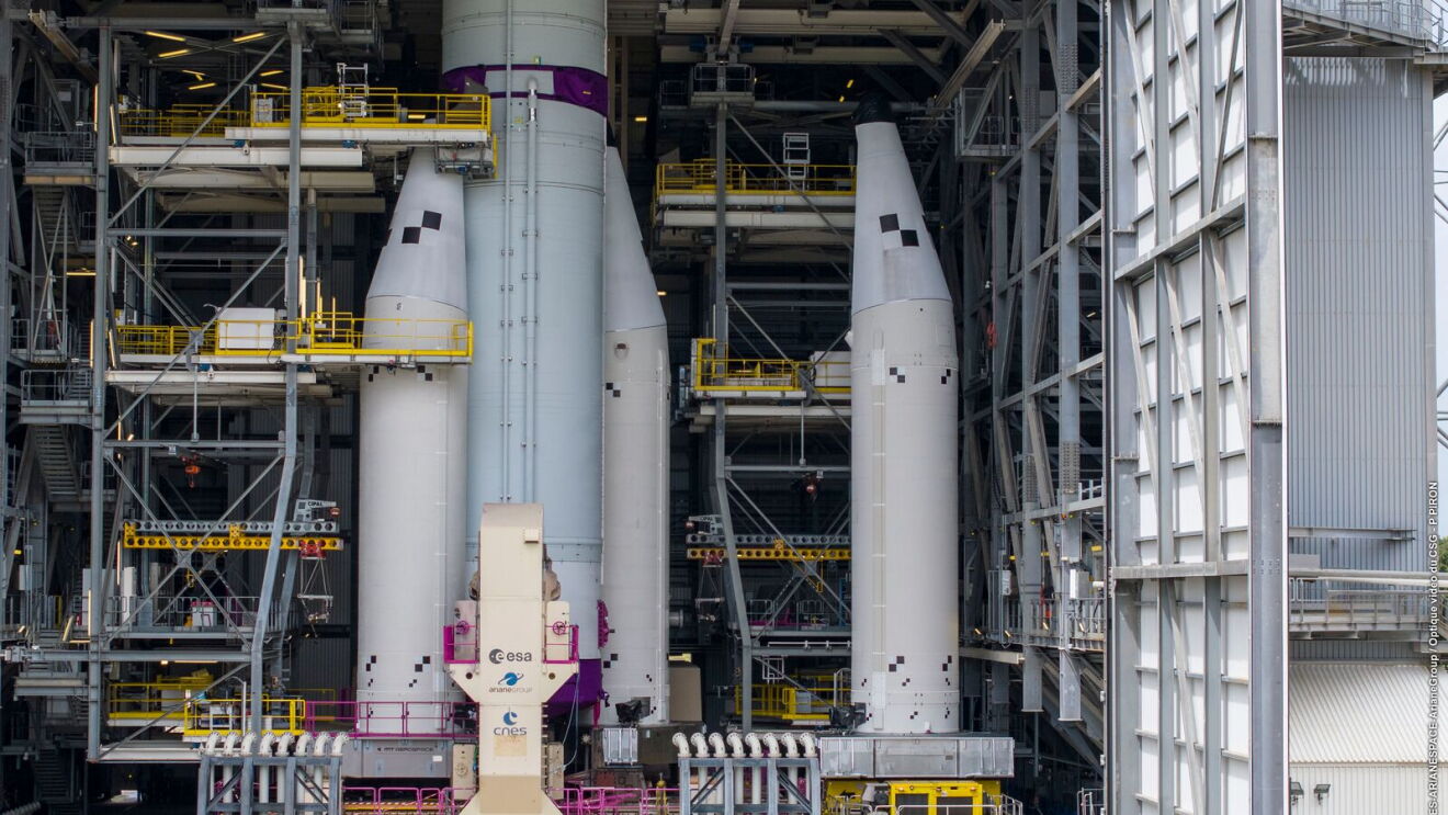 Solid Rocket Engine Core Amazon Leo launches first heavy-lift mission of 2026 with Arianespace