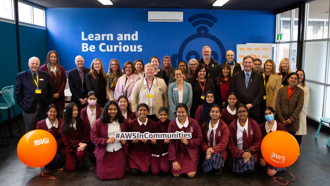 Launch of Australia's First AWS InCommunities Think Big Space at Blacktown Girls High School