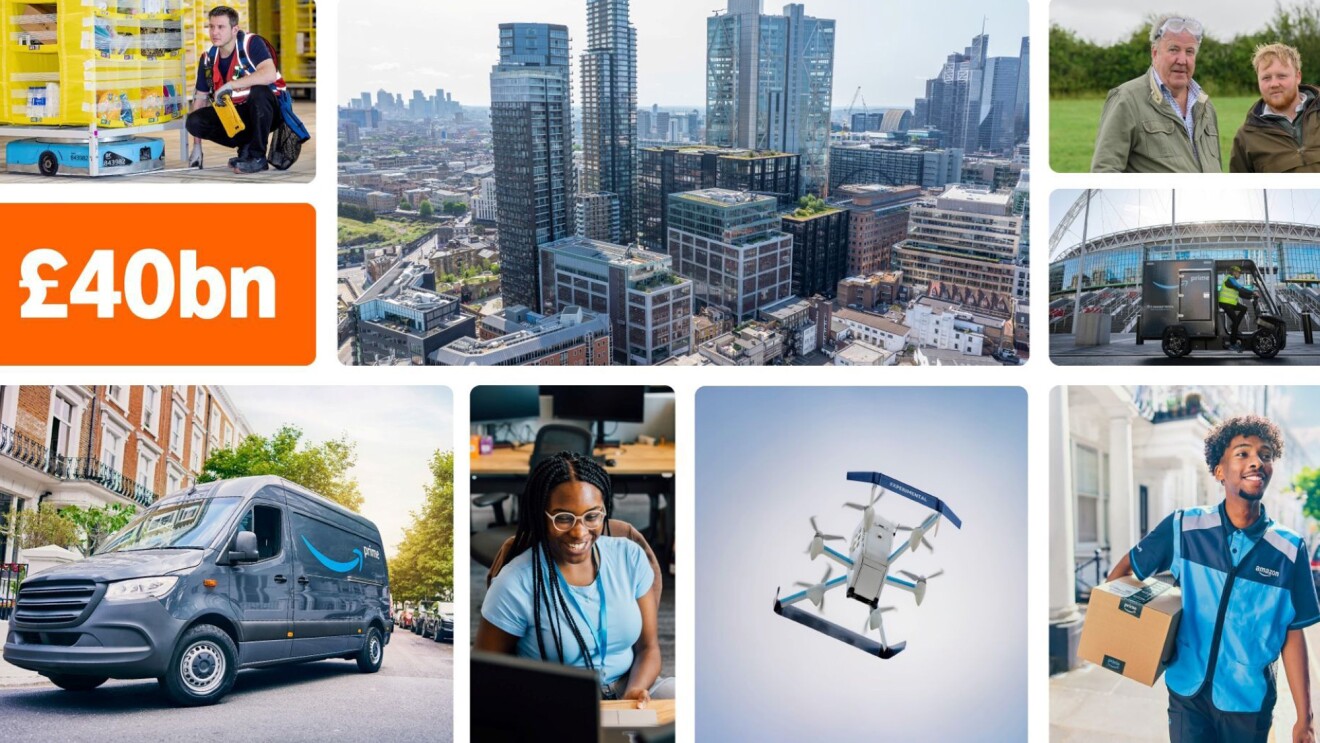 Amazon announces plans to invest £40 billion in the UK