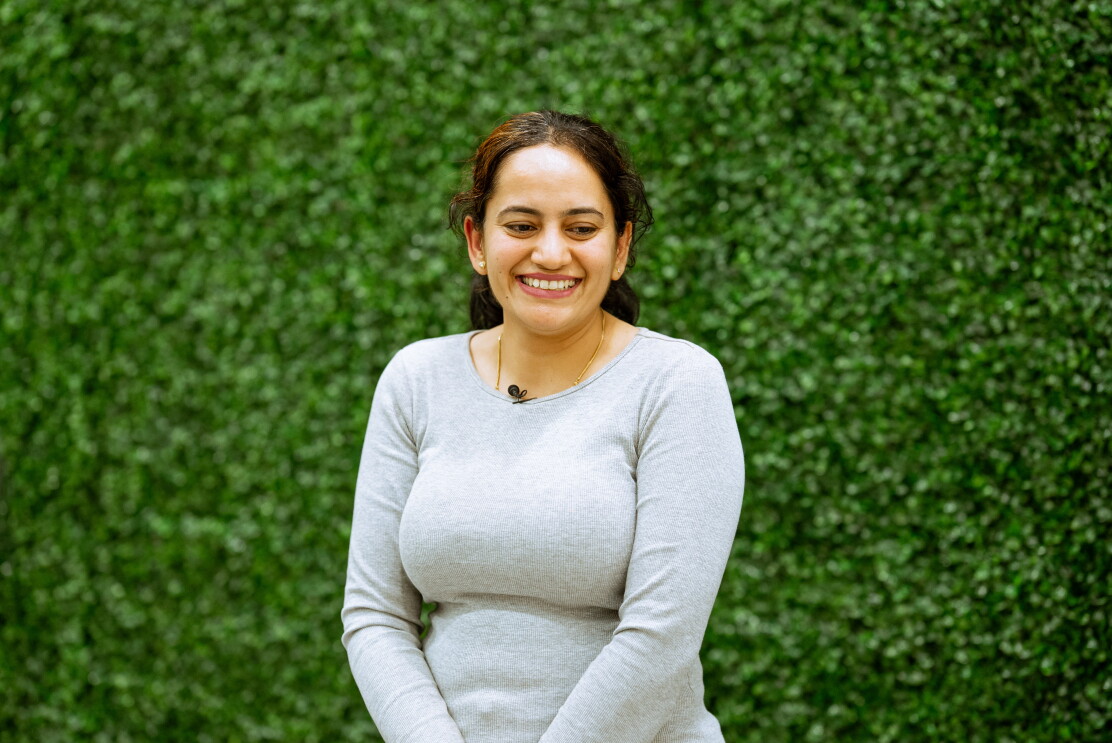 Navdeep, a frontline employee at Amazon’s DOI3 delivery station in Brampton, Ontario.
