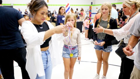 岛羚李构成一所小学的学生。