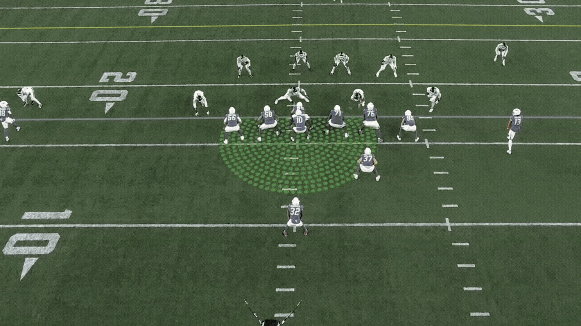 gif of football players and immersive ai feature