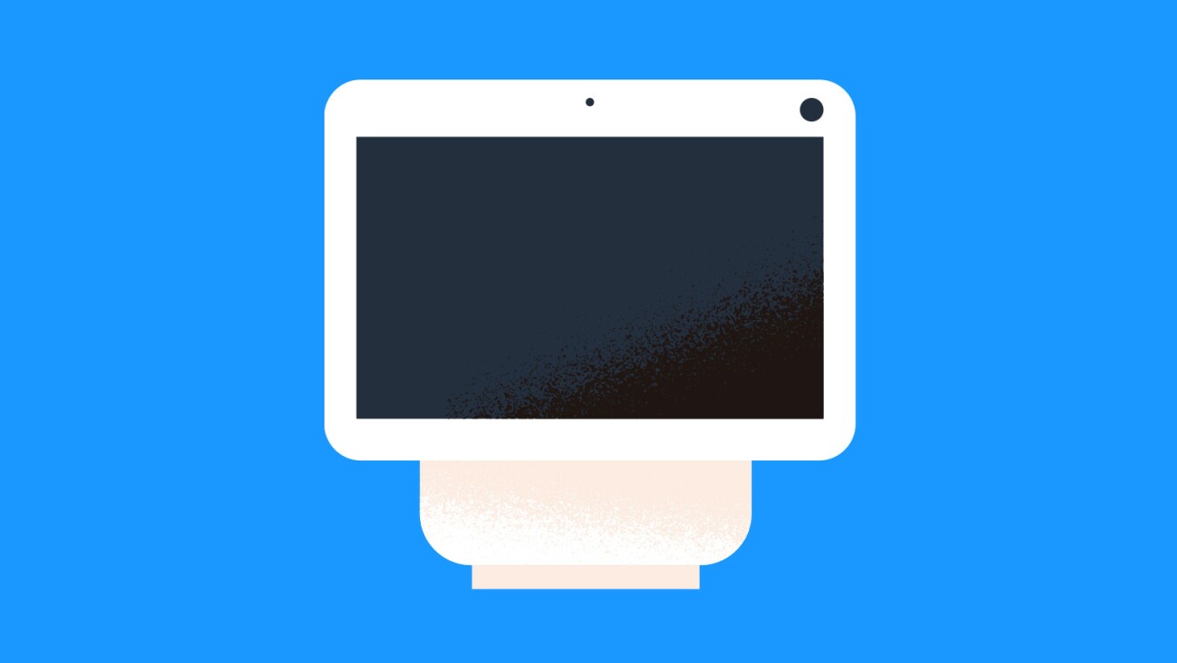 An illustrated image of an Echo Show device