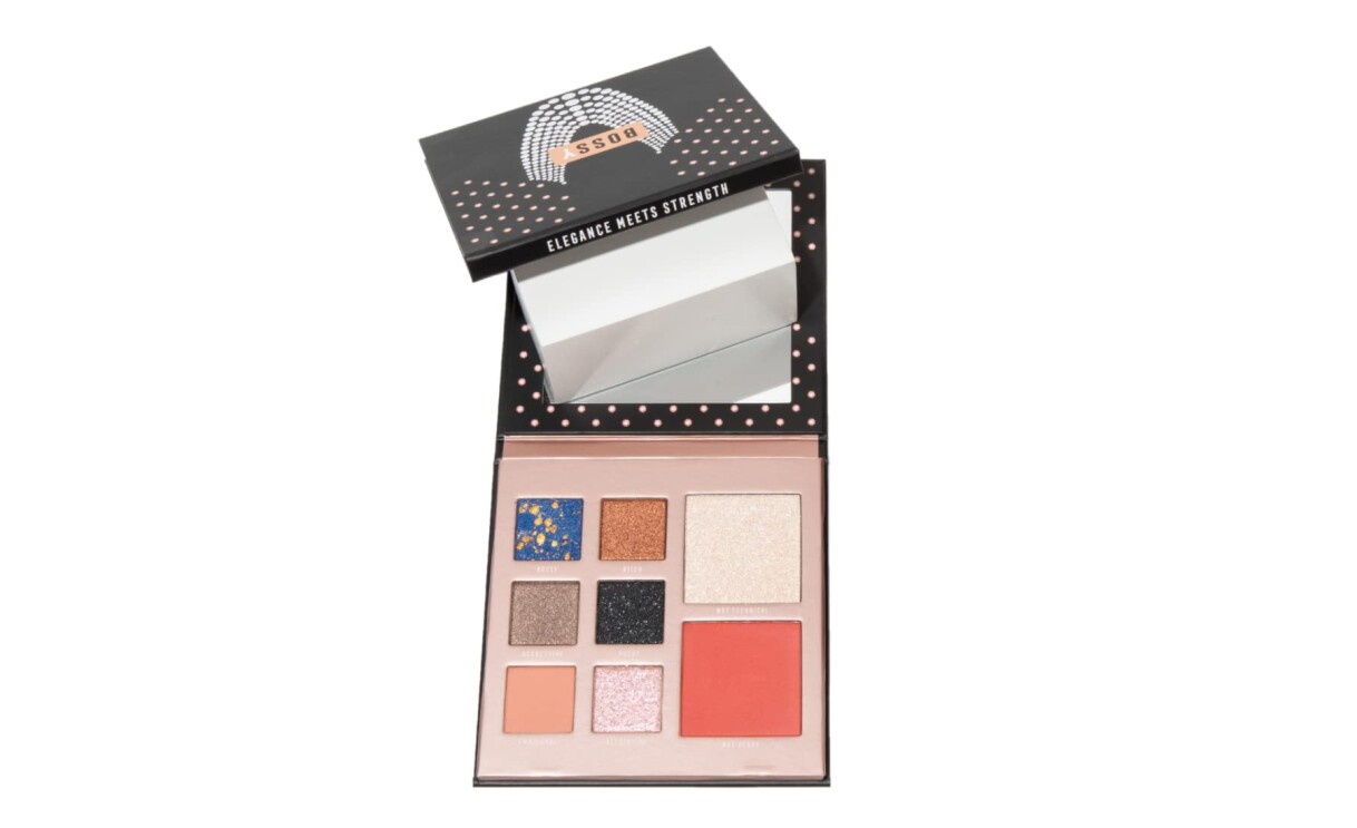 A product image of a makeup palette from Bossy Cosmetics.