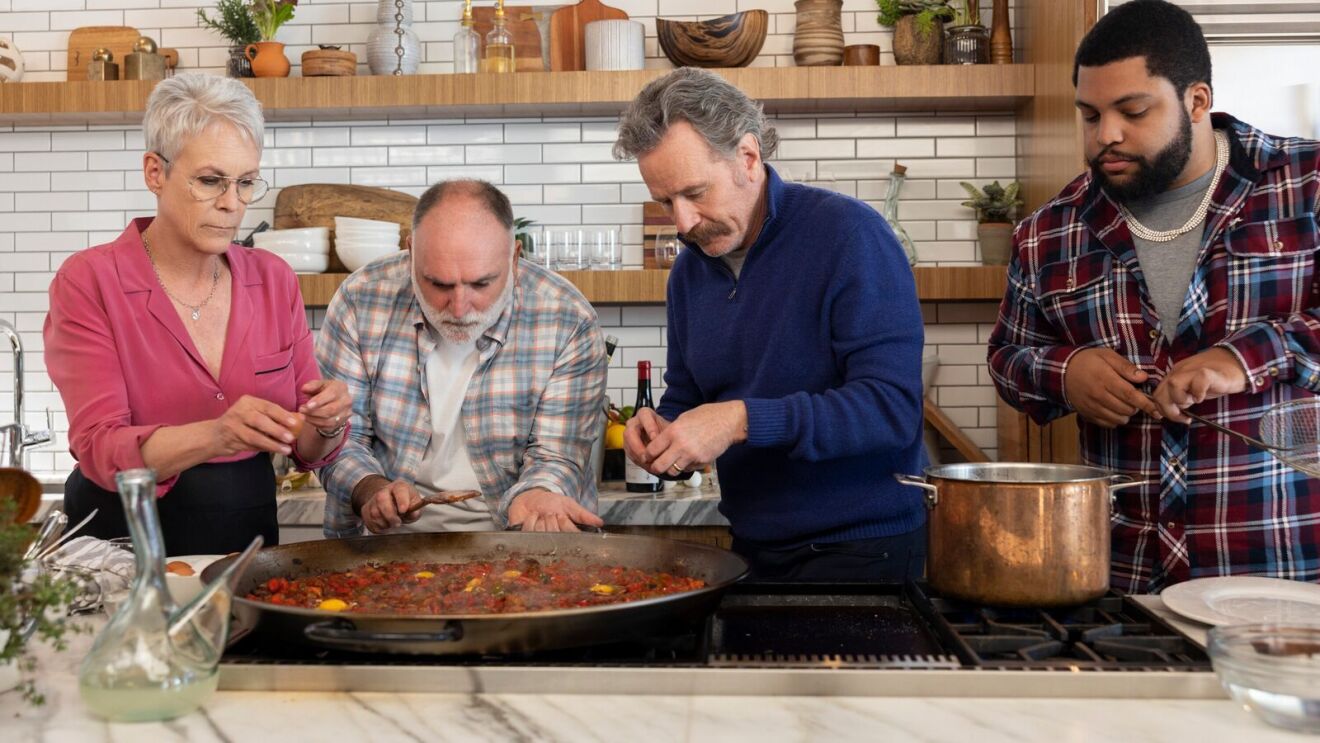 An image of Amazon's Dinner Party Diaries with José Andrés.