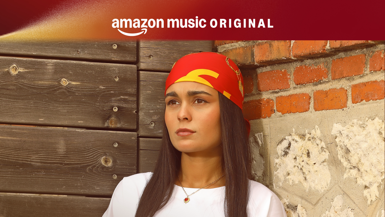 Cartel de Marta Santos para Amazon Music