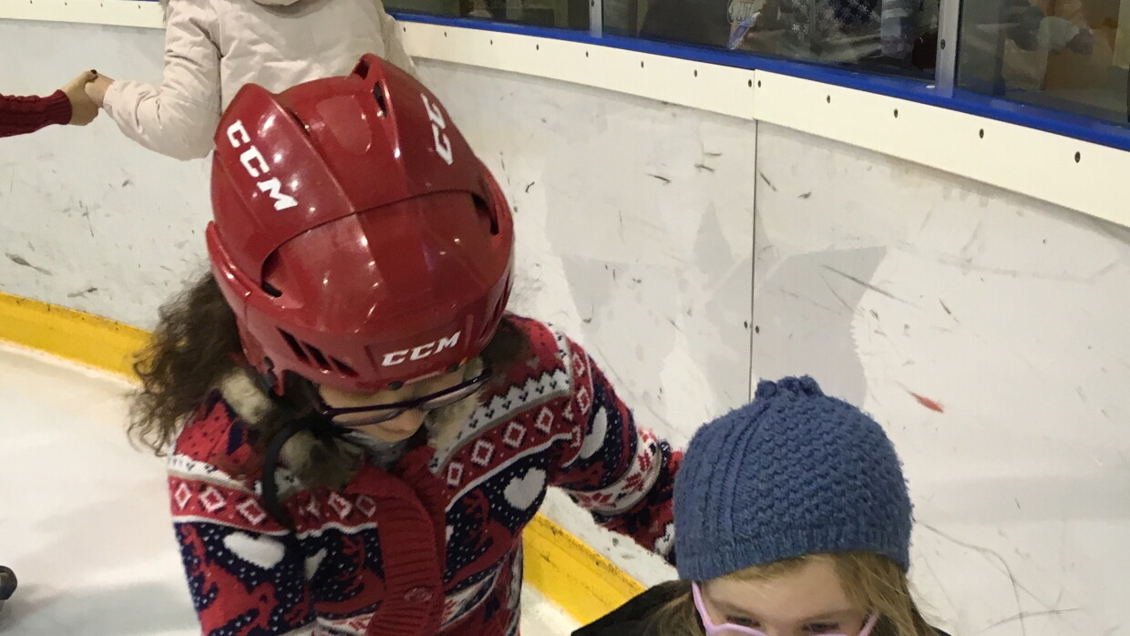 Ice skating 
