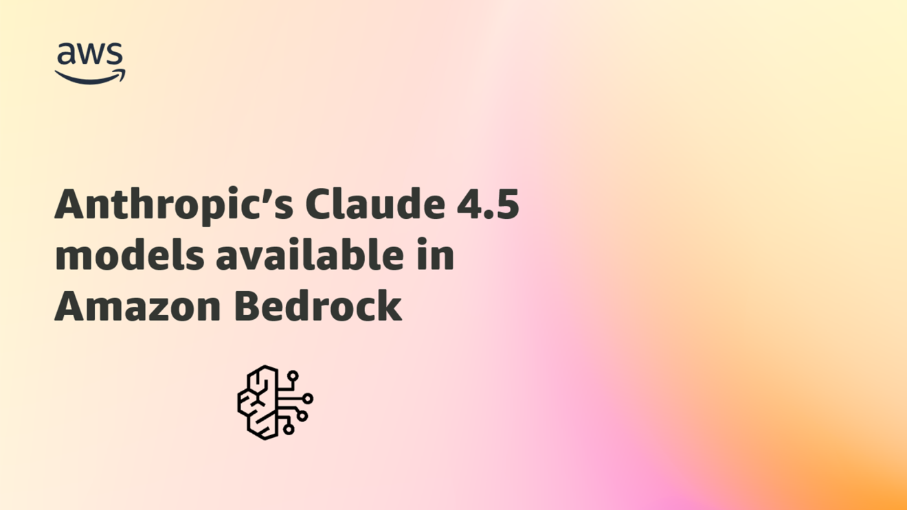 Antrhopic's Claude 4.5 models available in Amazon Bedrock