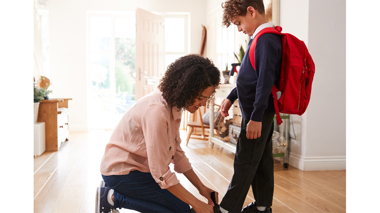 Customer using a product that helps them stay connected with loved ones