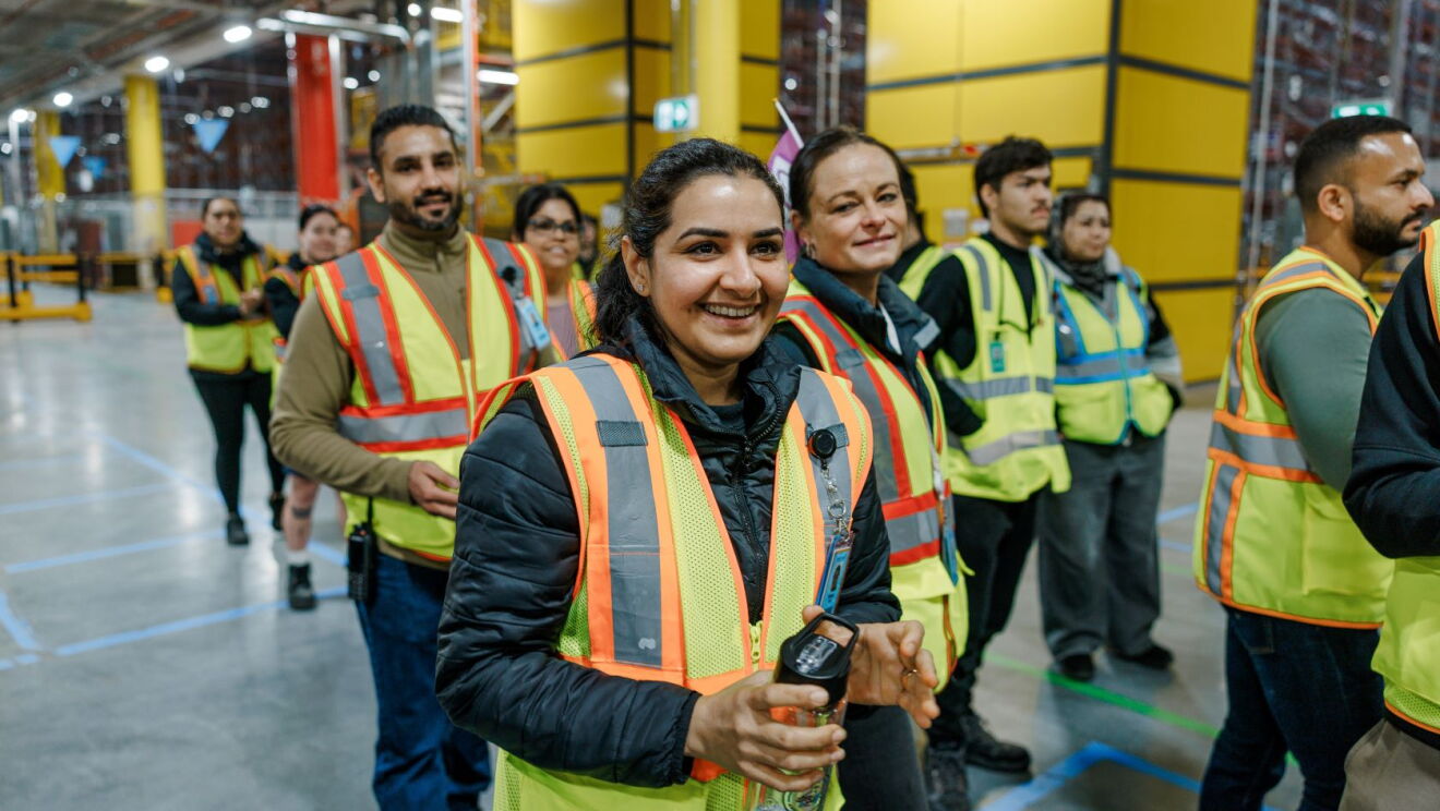 The Cranbourne West facility spans 52,000 square metres across two levels - the equivalent of two and a half AFL fields - is now fully operational. The site has the capacity to store up to 4 million products sold on Amazon.com.au ranging from electronics, beauty products, furniture and books to everyday essentials. 