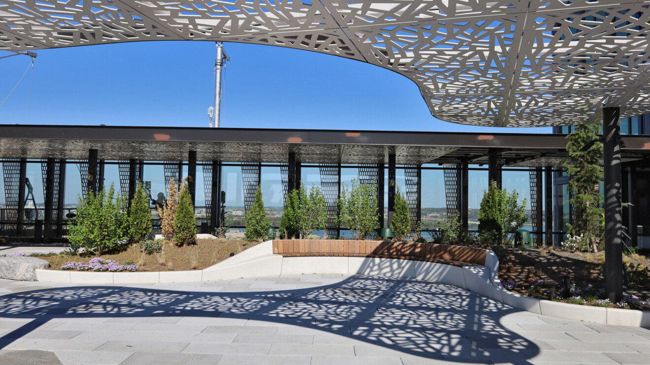 An image of an Amazon building in Arlington. 