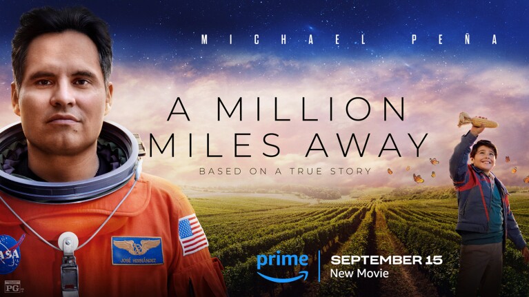 Movie poster image of the movie A Million Miles Away.