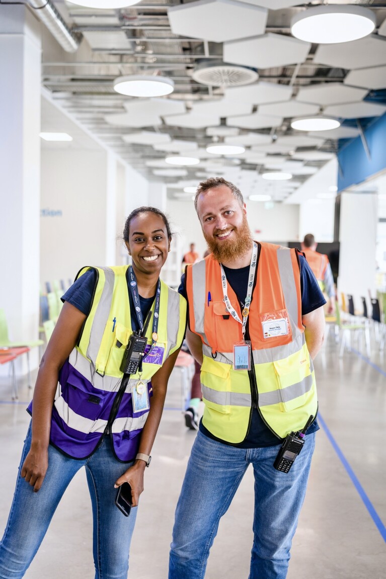 Starttag bei Amazon in Kaiserslautern.