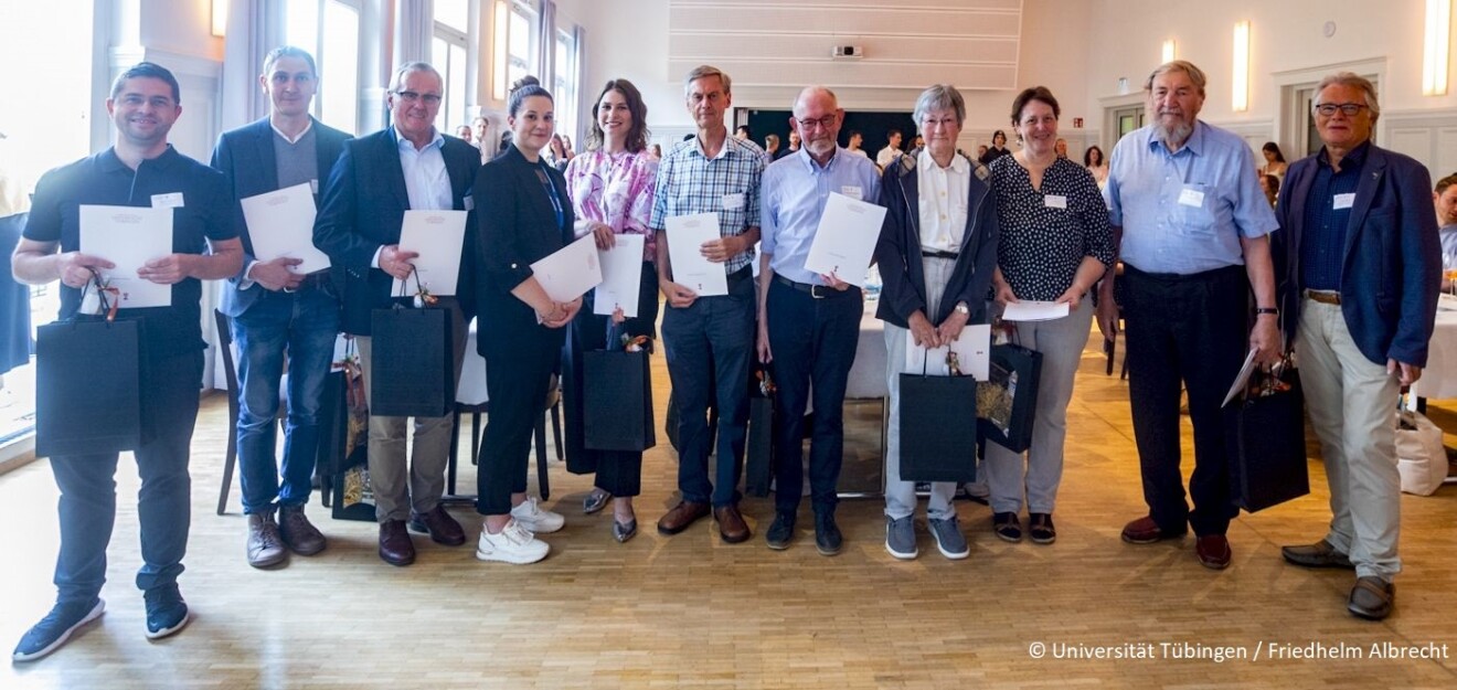 Die Mittelgebenden der Universität Tübingen