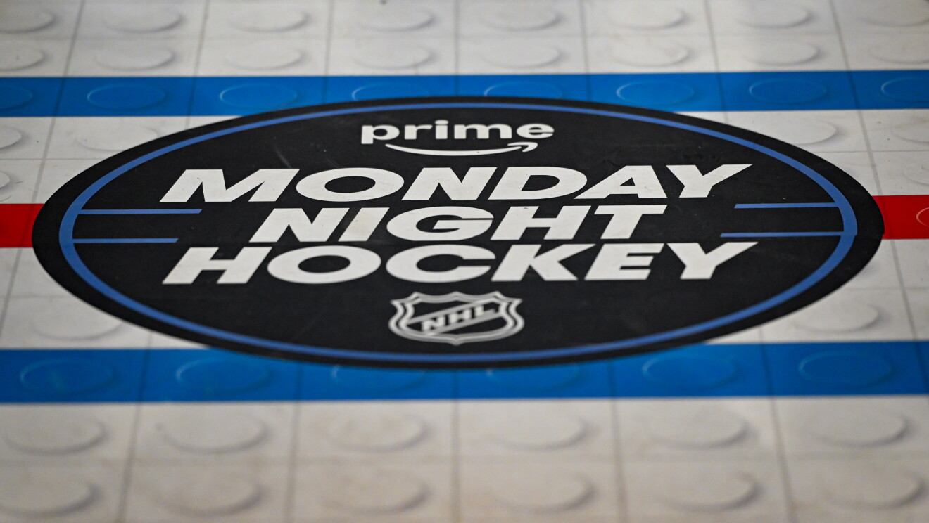 Prime Monday Night Hockey Logo on Floor