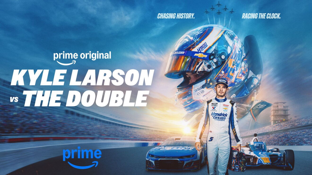 Prime Video promo for Kyle Larson doc.