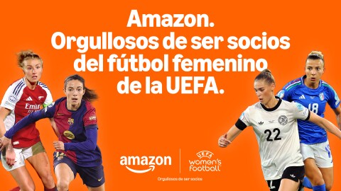 Amazon renueva su patrocinio del fútbol femenino de la UEFA hasta 2030