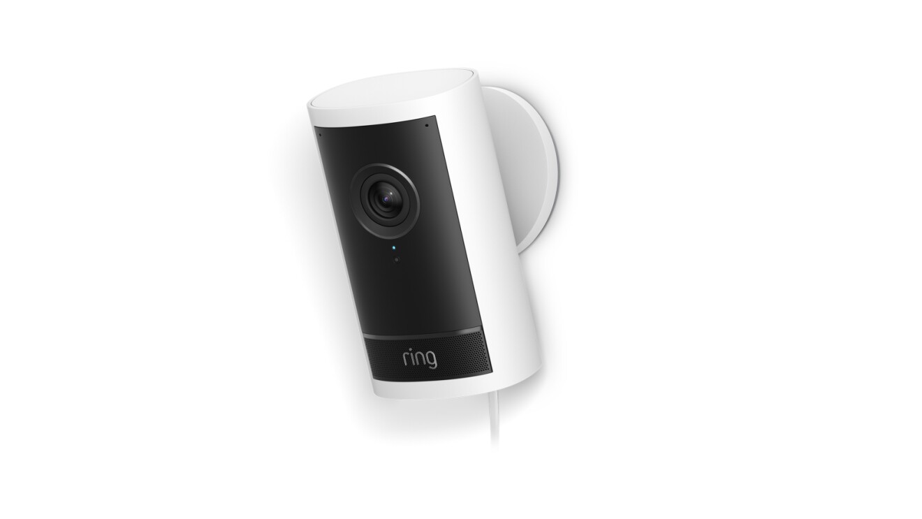Outdoor Camera Pro at and angle, tilted down.