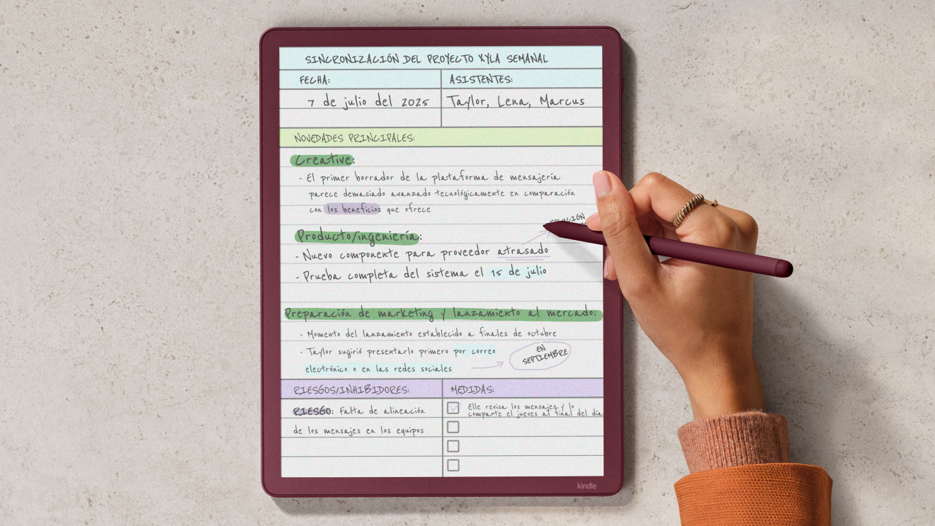 Kindle Scribe color