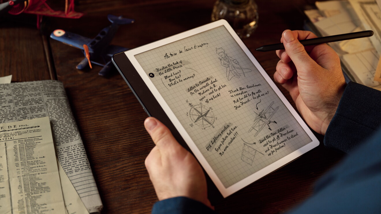 Antoine de Saint-Exupéry Kindle scribe notes  