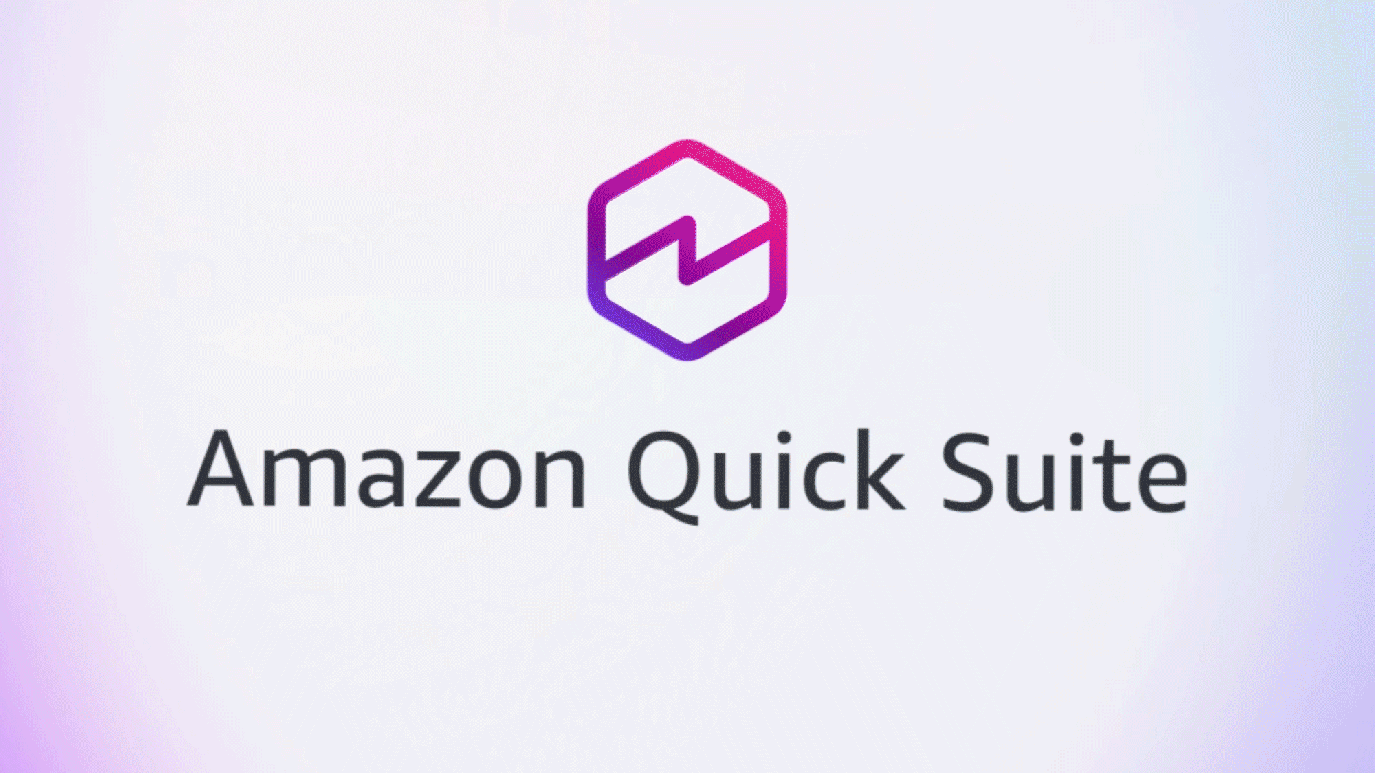 gif of  Amazon Quick Suite zoom in on enter button arrow