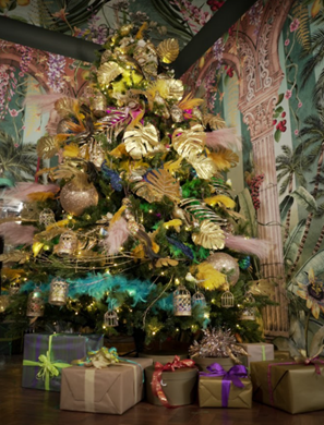 Prelit Balsam Fir Christmas Tree