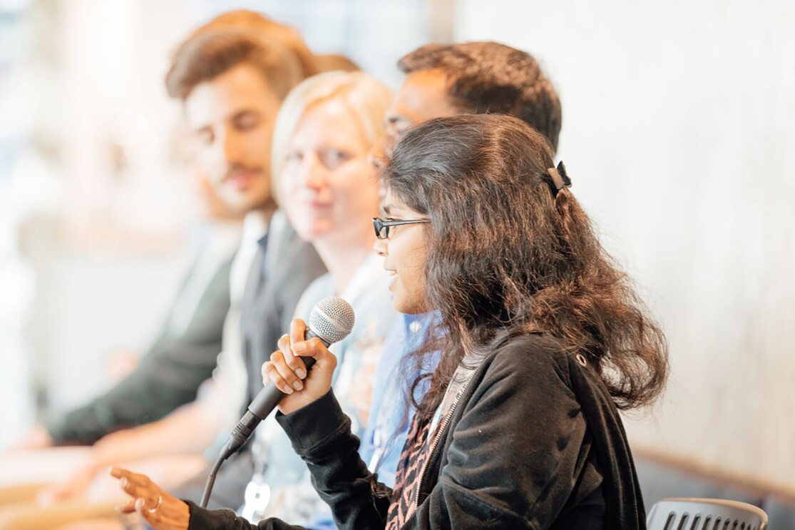 Members of Alexa Prize teams told local Seattle school students how they developed a passion for computer science.
