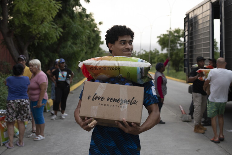 Venezuela donations from Amazon in support of the recent earthquakes