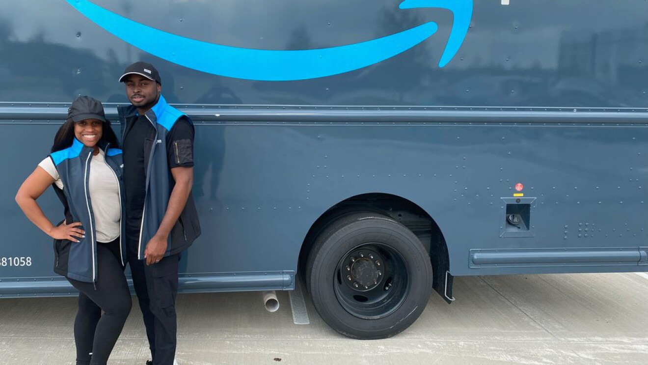 Amazon Delivery Service provider who is giving back to the communities in which they live and work