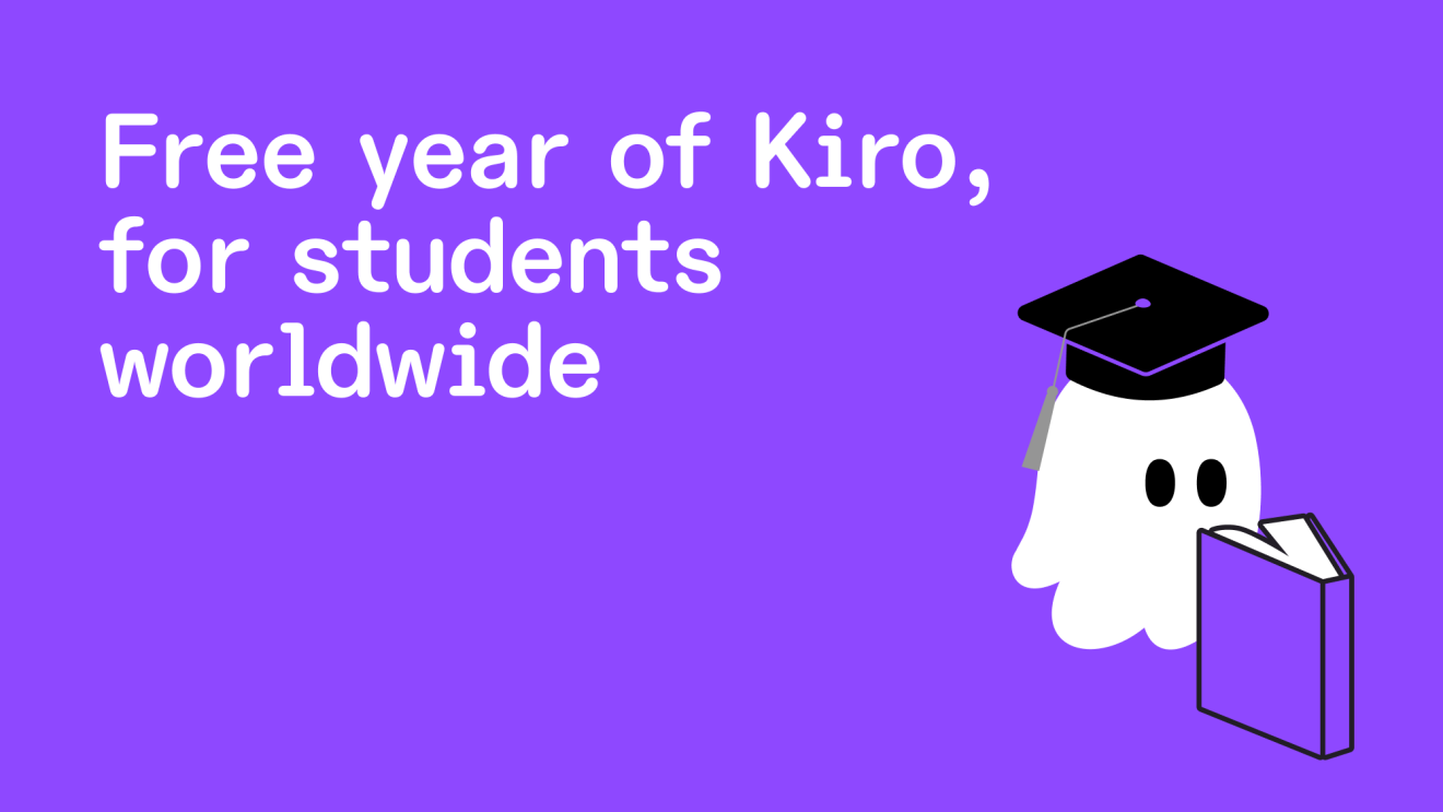 Millions of students can now get access to a free year of Kiro from AWS