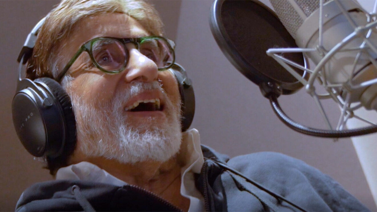 Amitabh Bachana pic behind the scenes
