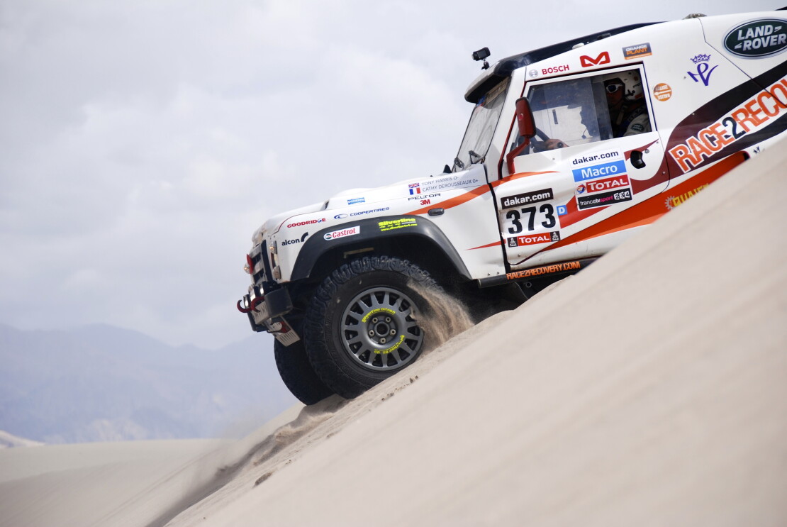 The Race2Recovery team racing the Paris-Dakar rally
