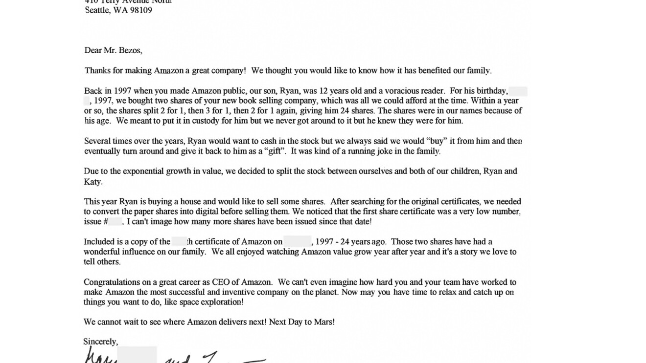 2020 Letter to Shareholders