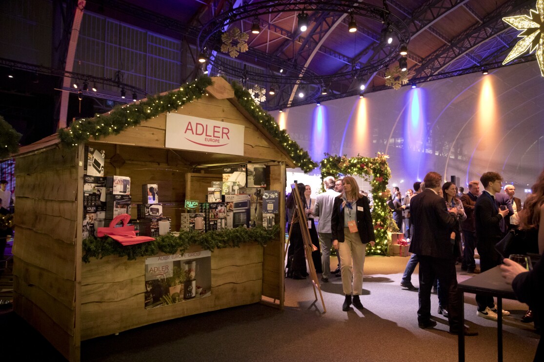 Stall for Adler, Polish SME selling home appliances and electronic devices
