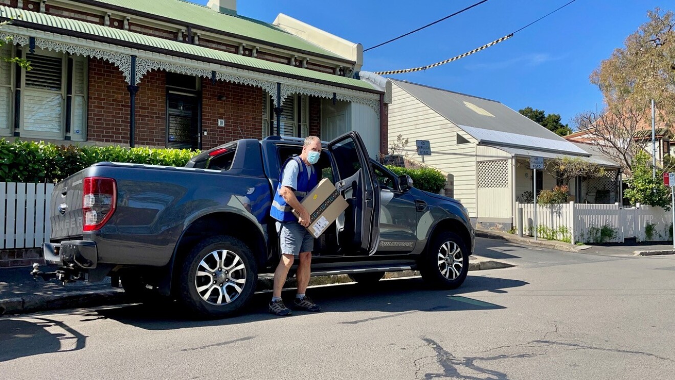 Steve is an Amazon Flex delivery partner in Sydney