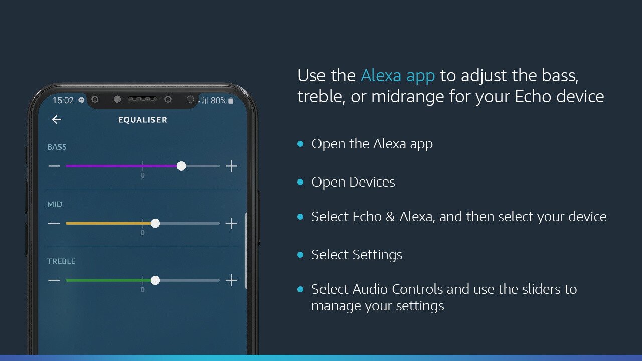 Connecting the Alexa app with Echo.