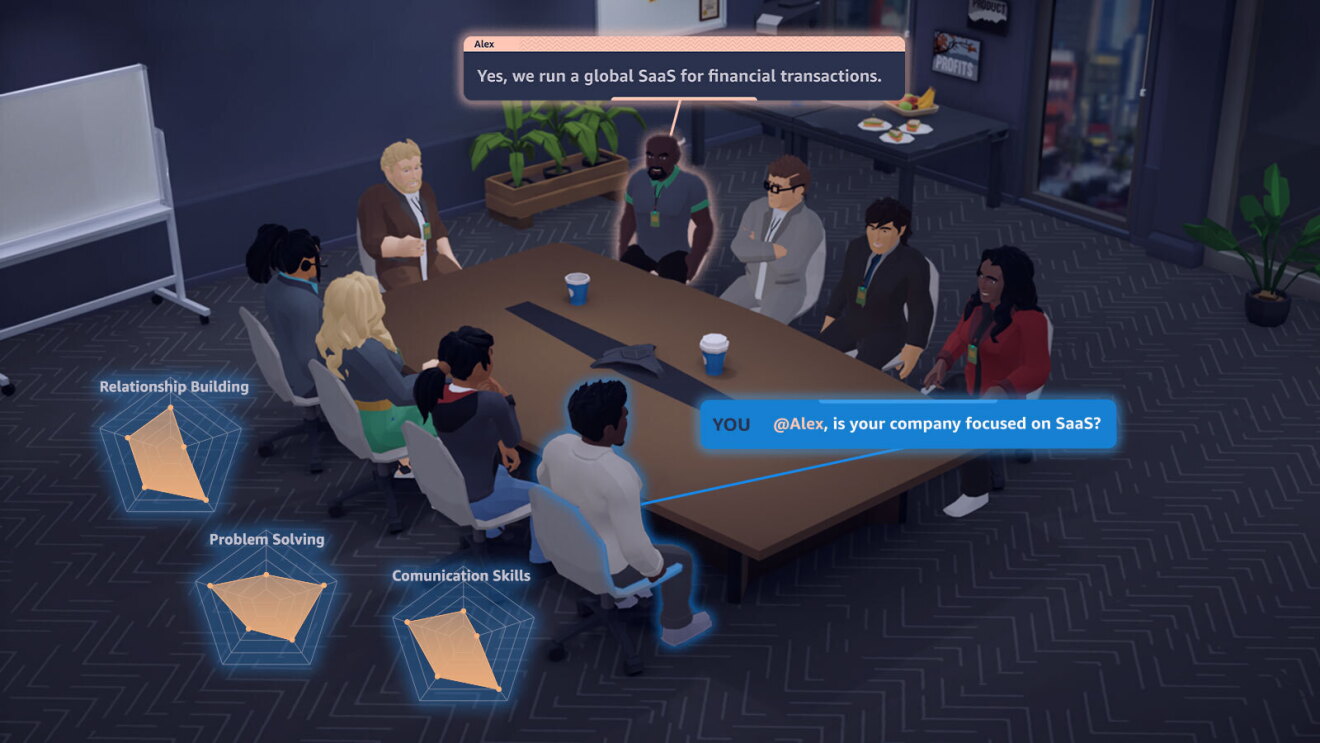 Diverse business meeting discussing SaaS for financial transactions