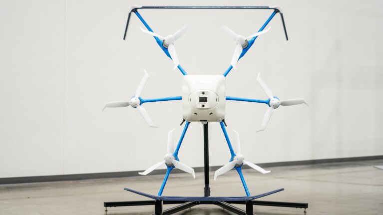 head on view of the new mk30 prime air drone