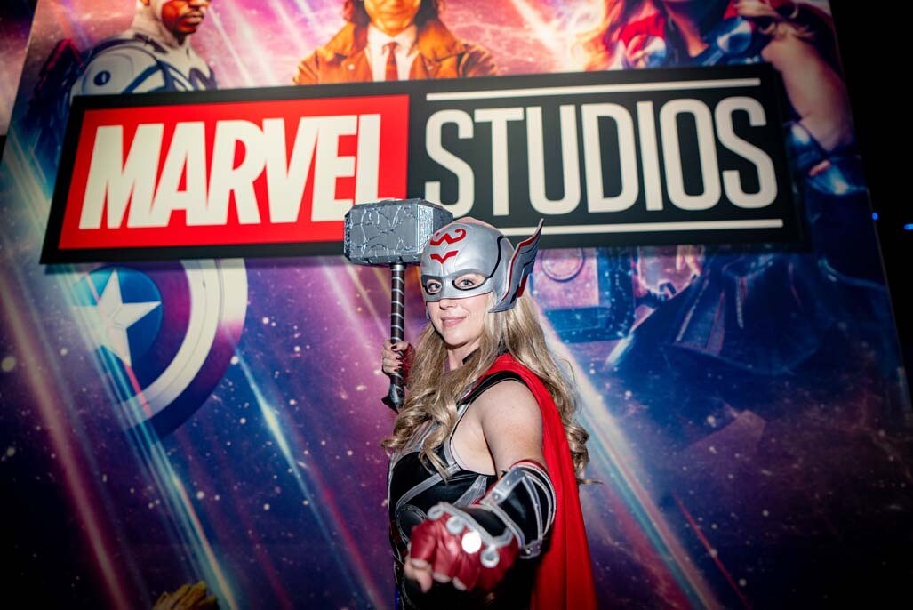 An image from the D23 fan expo show floor