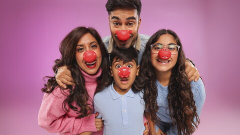 Family image red nose day 2