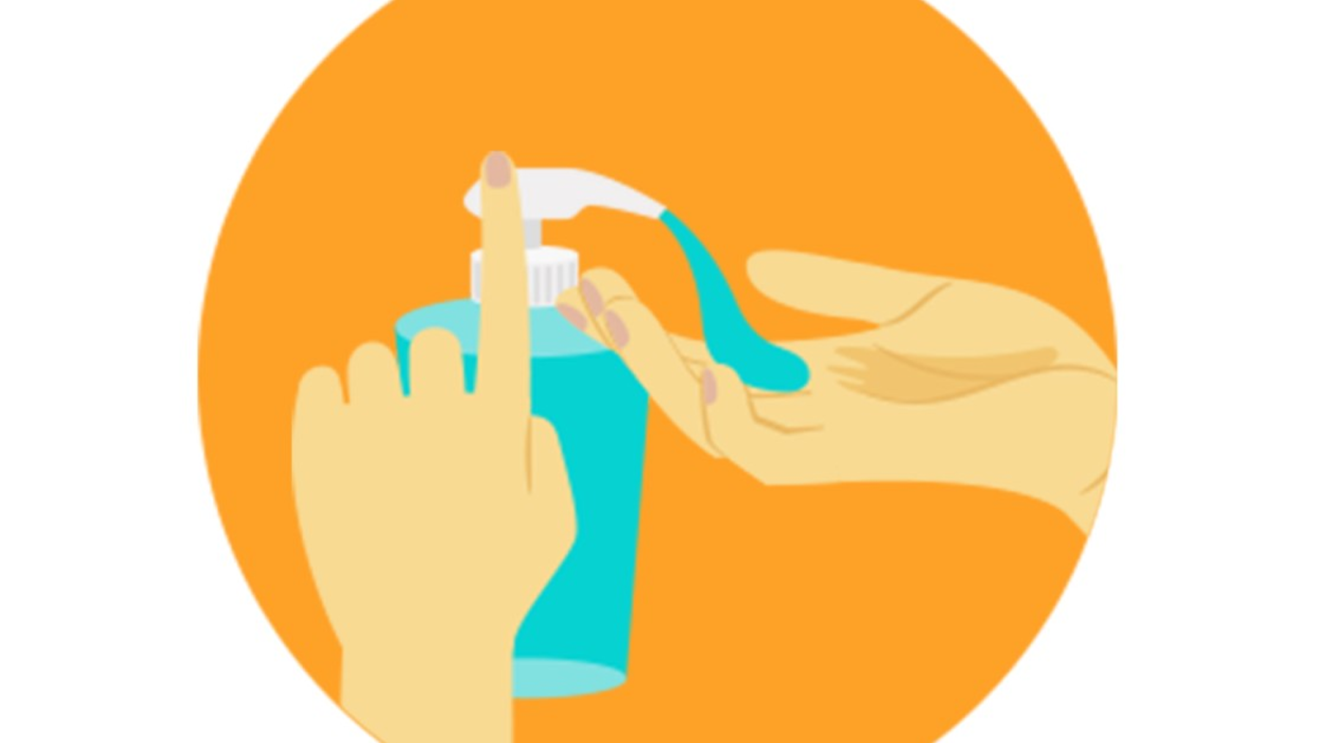 graphic depicting Hand wash