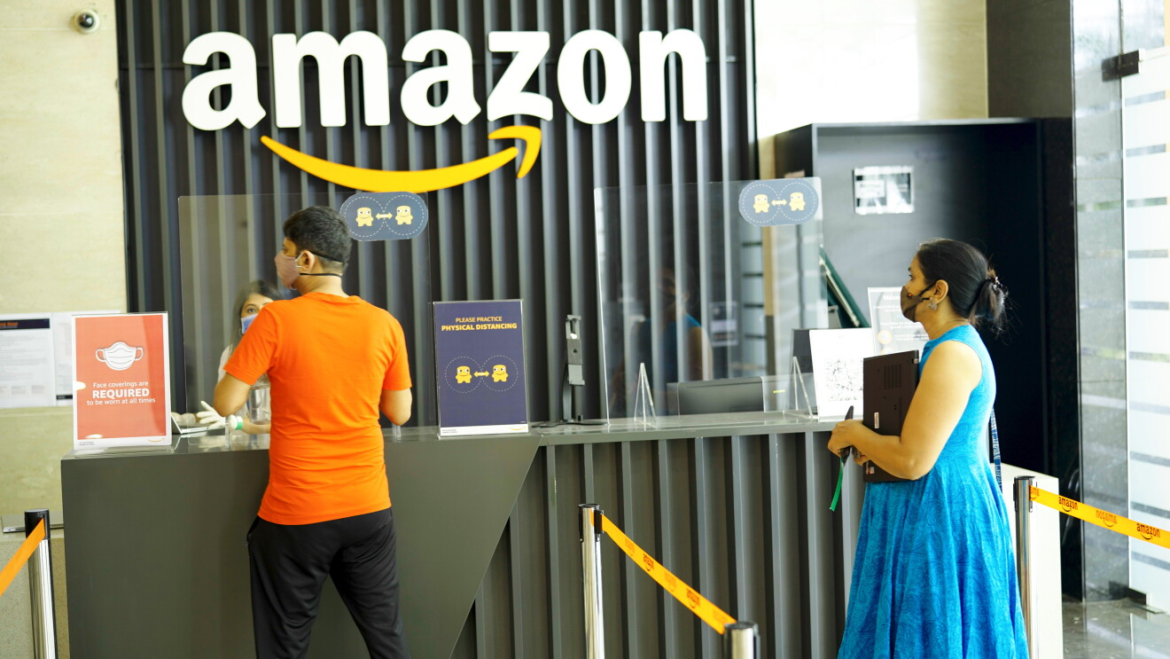 Vaccination drive in Amazon India