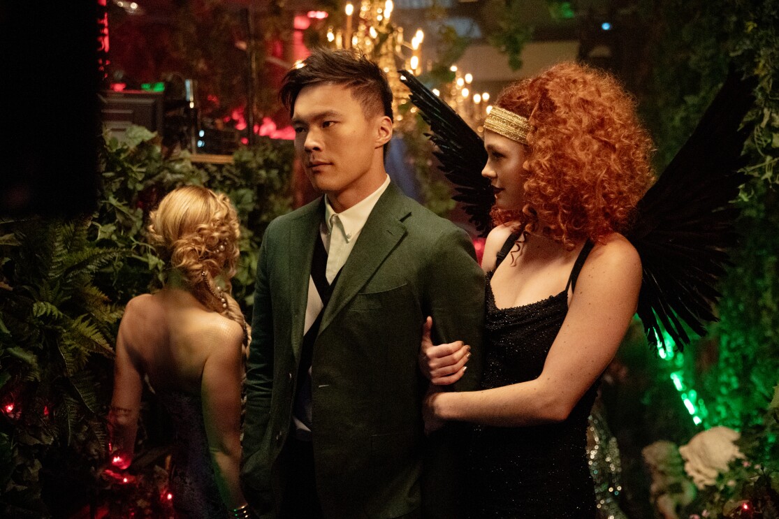 Blaise Powell (John Harlan Kim), Beatrice Worth (Brooke Lena Johnson) in Cruel Intentions on Prime Video