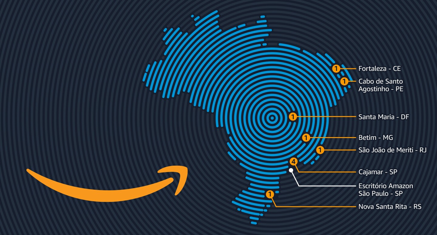 Amazon: Instalações e Escritórios - About Amazon Brasil