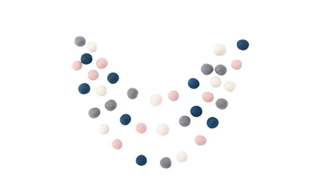 Felt ball garlands from Sheep Farm Felt