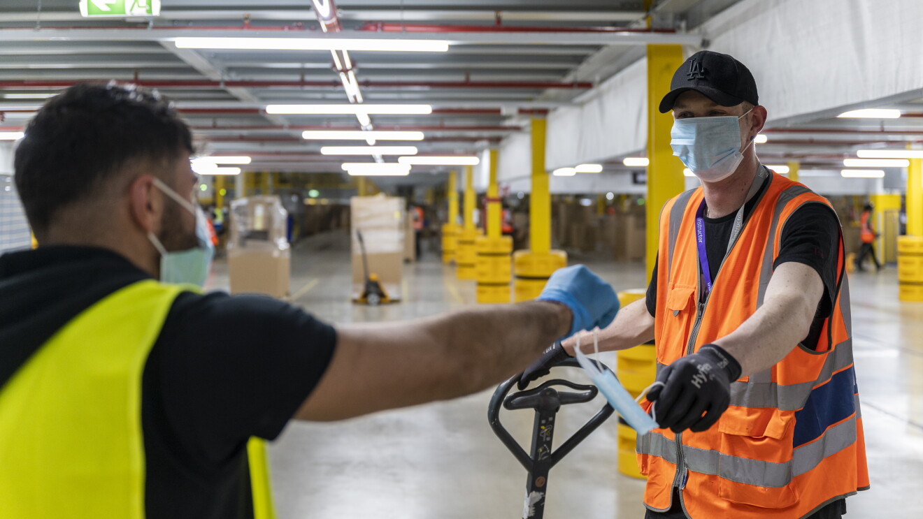 Maßnahmen während der Corona-Krise in den Amazon Logistikstandorten