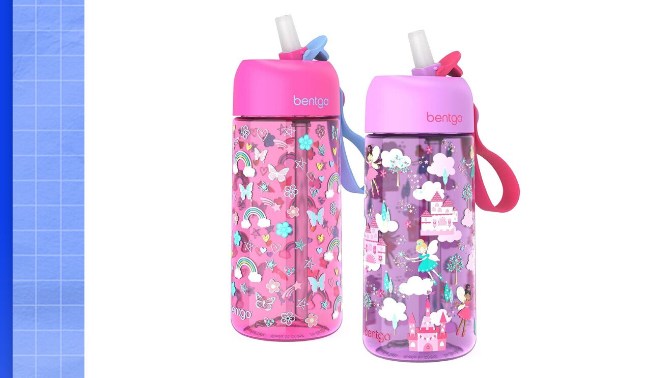 Image of two bentgo waterbottles.