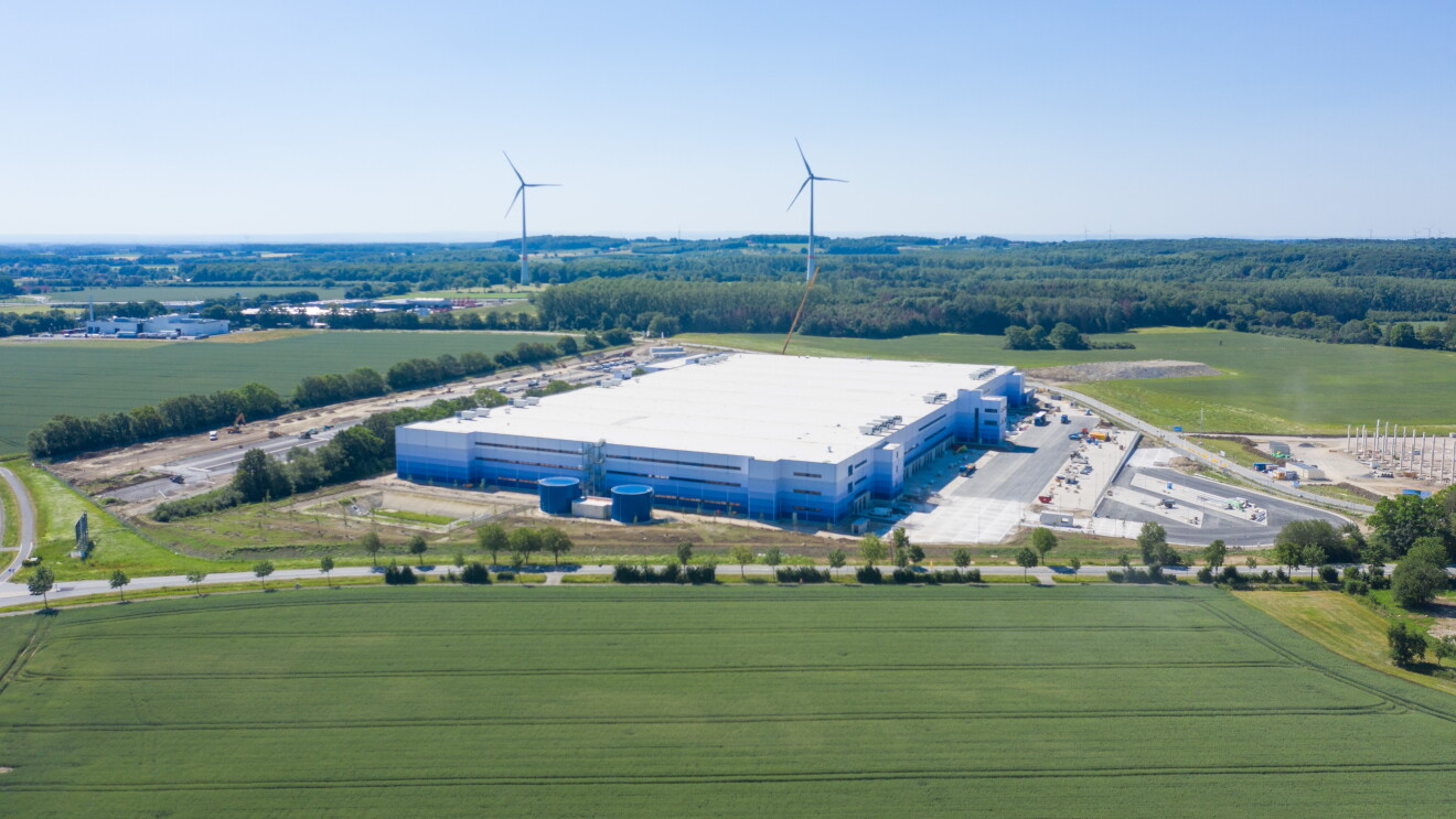 Luftbild von Amazon Oelde
