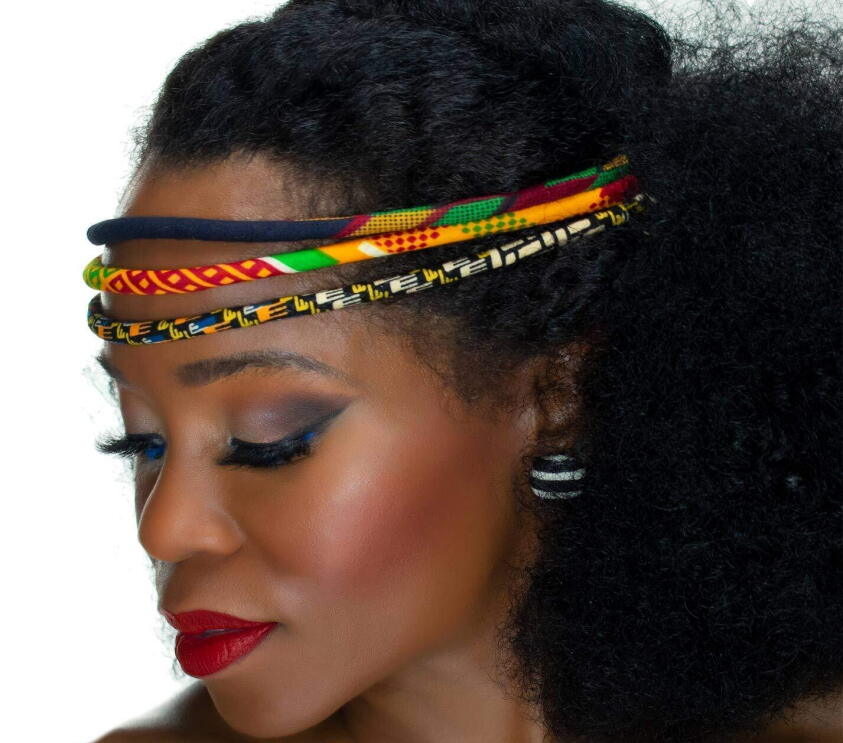 Handmade, African-inspired hair accessories by Cloth & Cord.